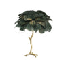 Ostrich Feather Table Lamp