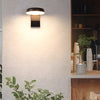 Black Motion Sensor Outdoor Wall Light Rotatable