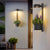 1 Light Solar Wall Mounted Plant Stand Outdoor Wall Light With Planter