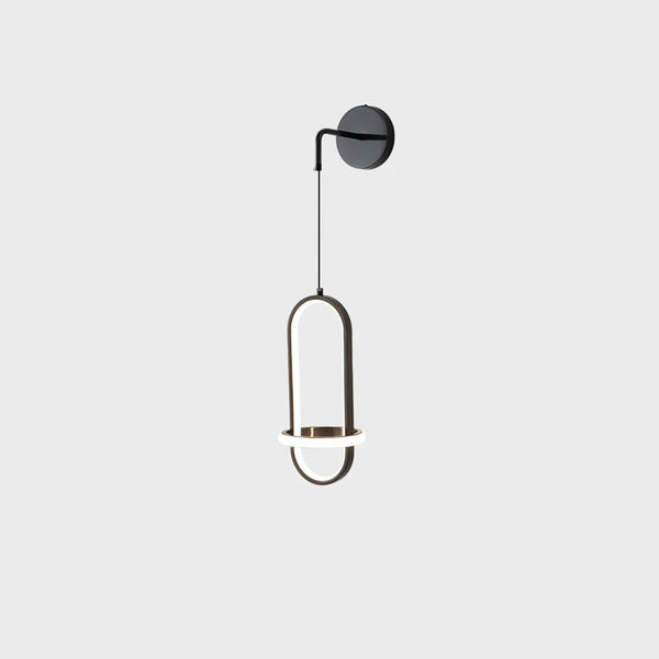 Oval Brass Wall Light