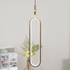 Led Oval Linear Pendant Light