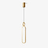 Led Oval Linear Pendant Light