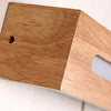 Oval Wooden Wall Light