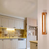Oval Wooden Wall Light
