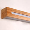 Oval Wooden Wall Light