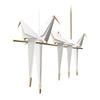 Paper Crane Bird Led Chandelier