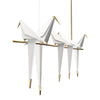 Paper Crane Bird Led Chandelier