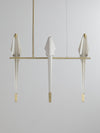 Paper Crane Bird Led Chandelier