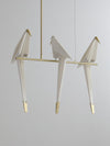 Paper Crane Bird Led Chandelier