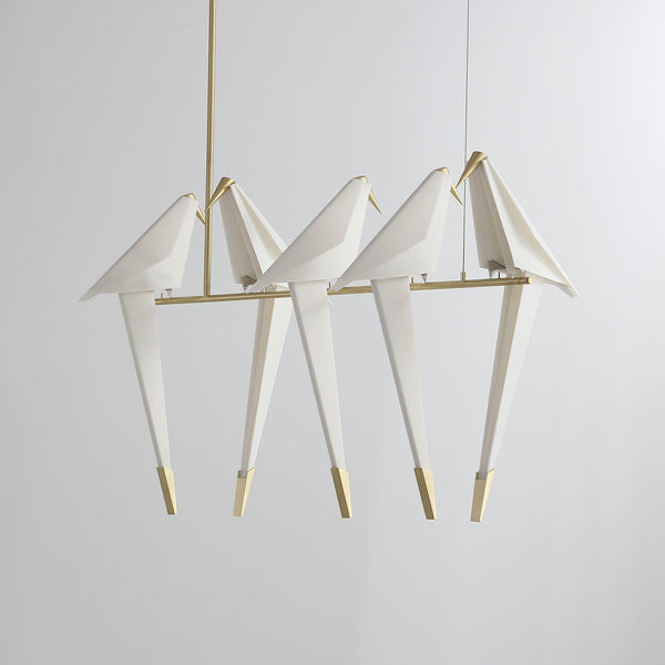 Paper Crane Bird Led Chandelier