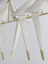 Paper Crane Bird Led Chandelier