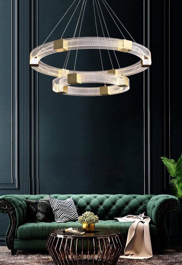 Parallel Ring Led Chandelier