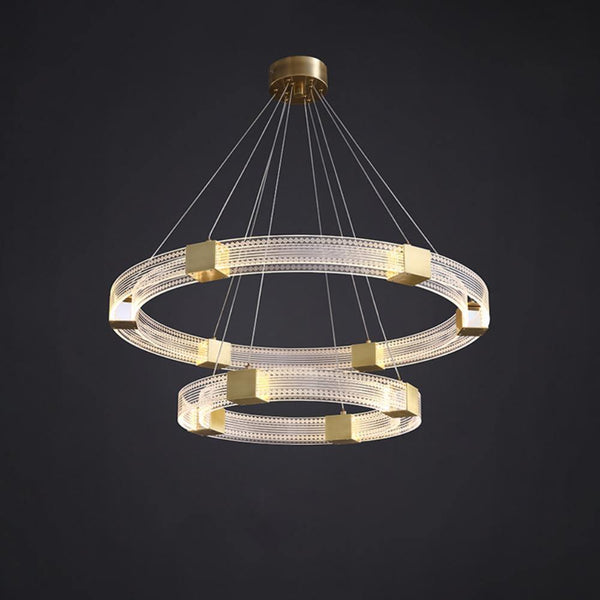 Parallel Ring Led Chandelier