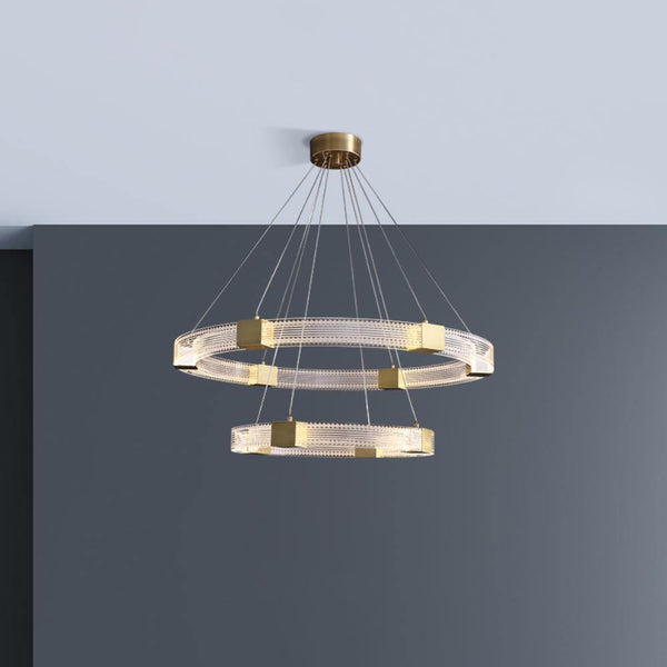 Parallel Ring Led Chandelier