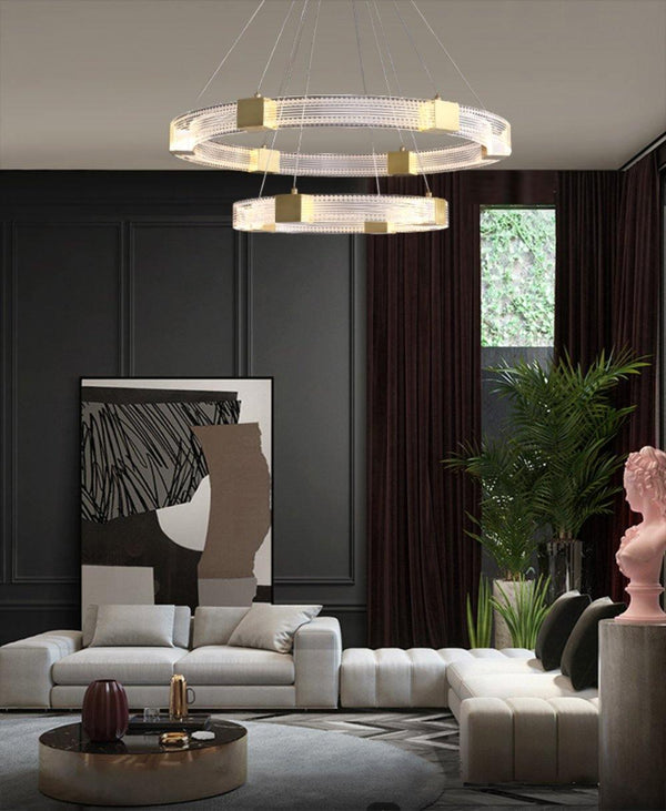 Parallel Ring Led Chandelier