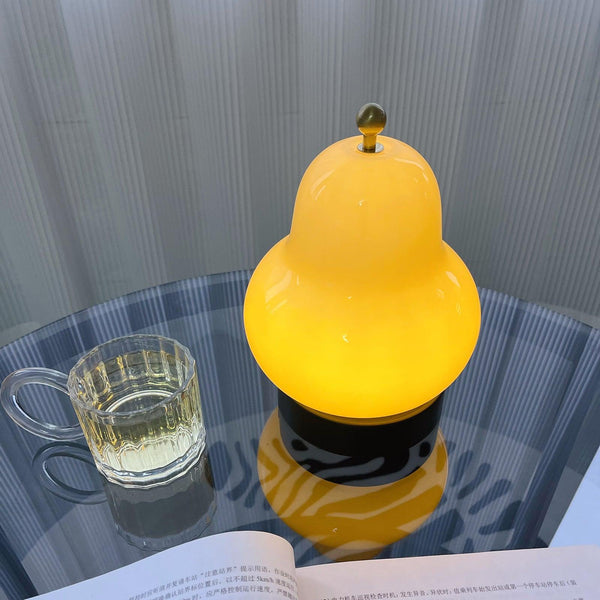 Pear Built In Battery Table Lamp