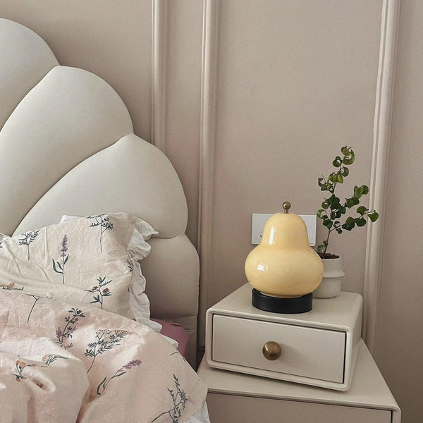 Pear Built In Battery Table Lamp