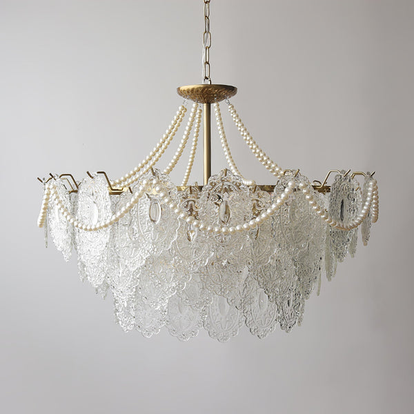 Pearls Glass Chandelier
