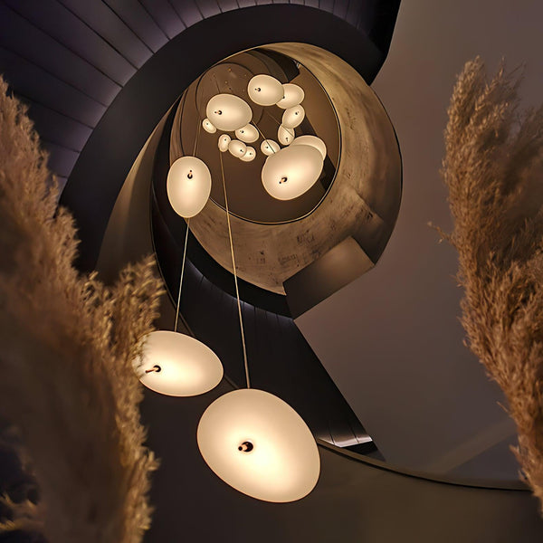 Pebbles Glass Pendant Light