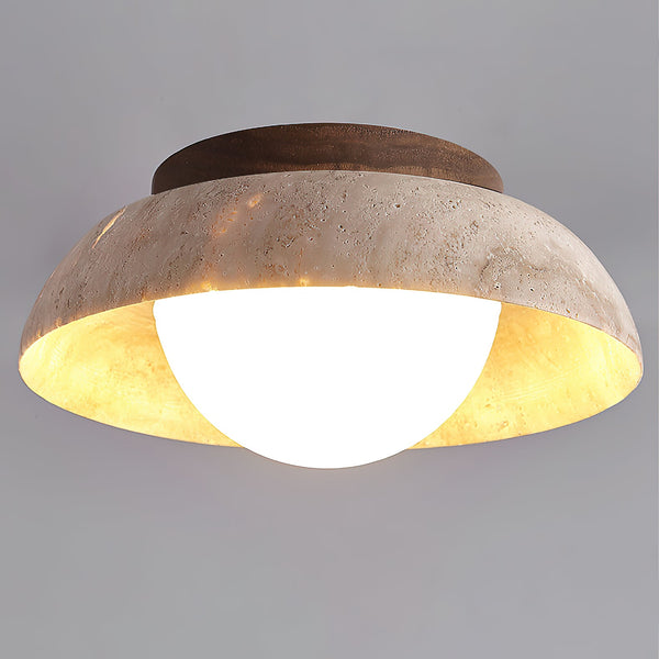 piedra-travertine-ceiling-lamp