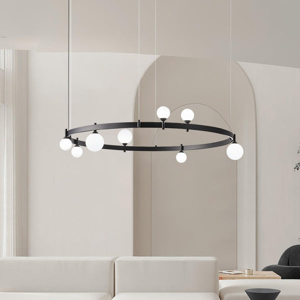 Pomi Round Chandelier Ceiling Light Fixture