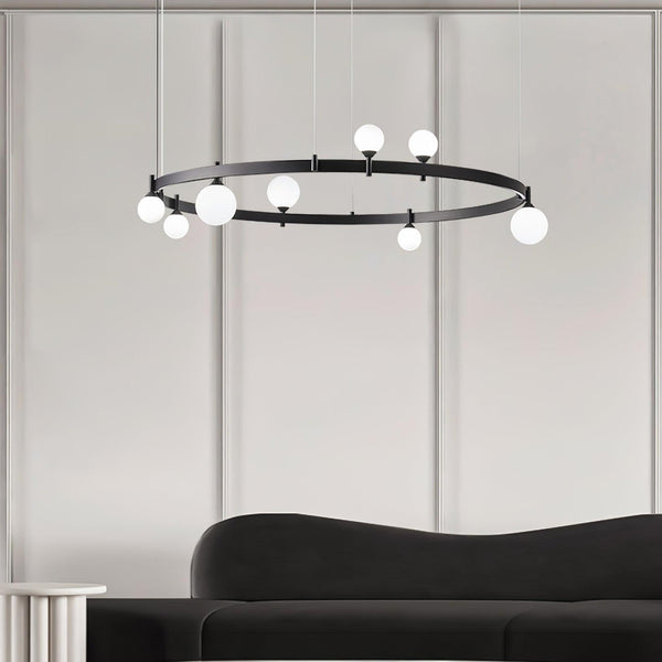 Pomi Round Chandelier Ceiling Light Fixture