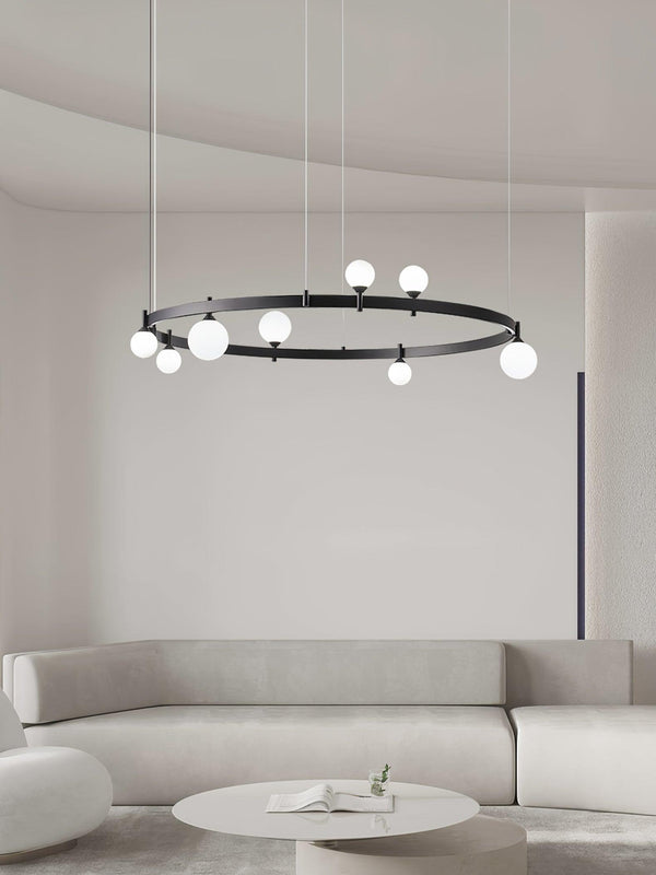 Pomi Round Chandelier Ceiling Light Fixture