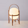Portable Lantern Glass Table Lamp