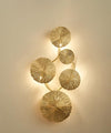 Pure Copper Lotus Leaf Wall Sconce