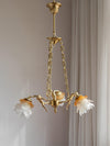 Putti Statuettes Brass Suspension