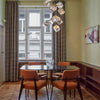 Pyrite chandelier