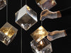 Pyrite chandelier