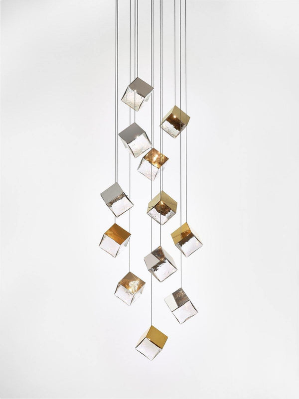 Pyrite chandelier