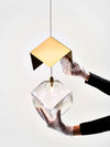 Pyrite chandelier