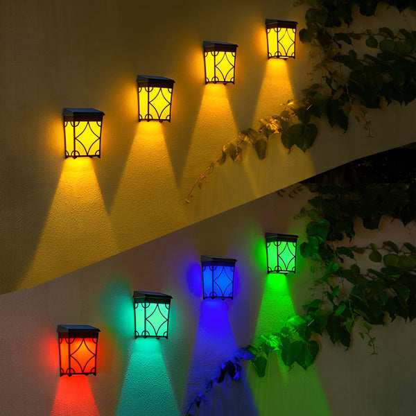 2Pcs Motion Sensor Solar Wall Lights Li002293
