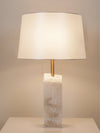 Raw Alabaster Table Lamp