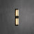 Rectangular Alabaster Brass Wall Sconce