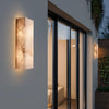 Rectangular Alabaster Wall Sconce