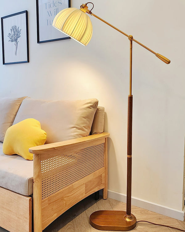 Retro Fabric Floor Lamp
