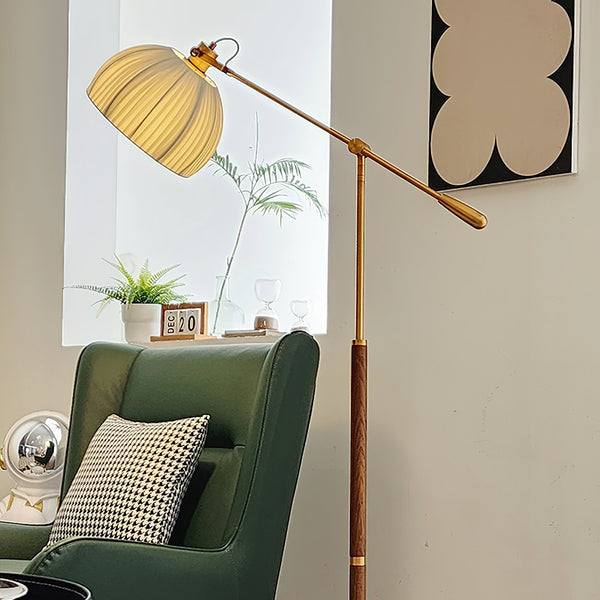 Retro Fabric Floor Lamp