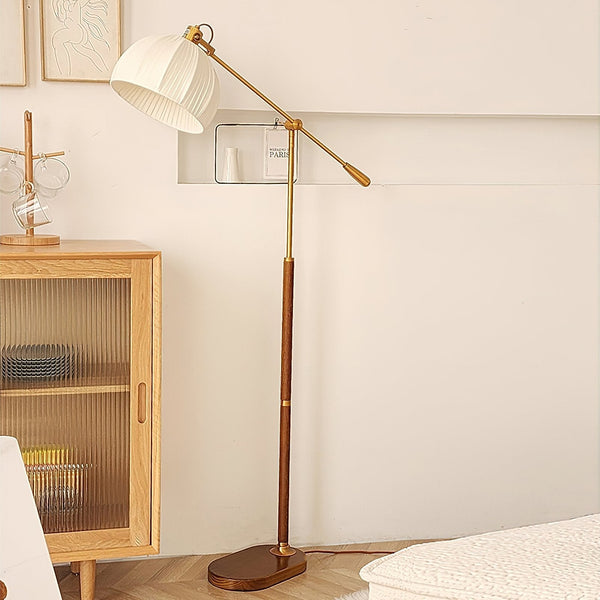 Retro Fabric Floor Lamp