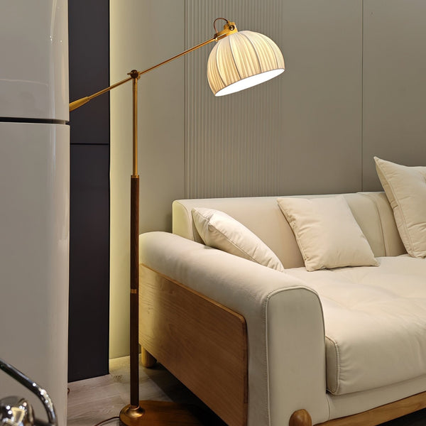 Retro Fabric Floor Lamp