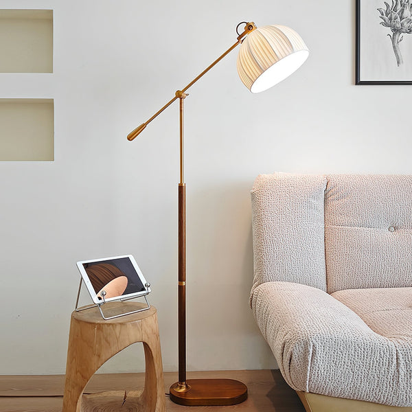 Retro Fabric Floor Lamp