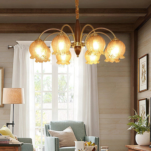 Retro Petal Chandelier