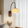 Retro Wooden Glass Wall Lamp