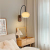 Retro Wooden Glass Wall Lamp