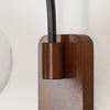 Retro Wooden Glass Wall Lamp
