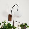 Retro Wooden Glass Wall Lamp