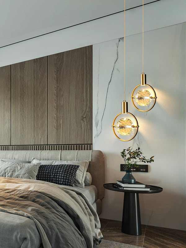 Ring Crystal Pendant Light