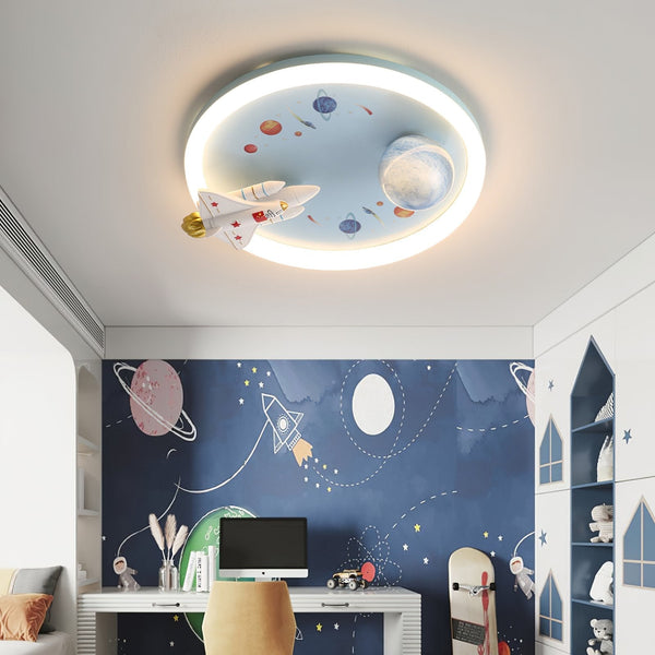 Rocket Planet Ceiling Light